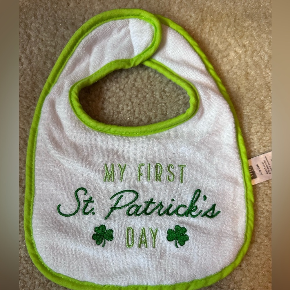 St. Patrick's Day Baby Bib